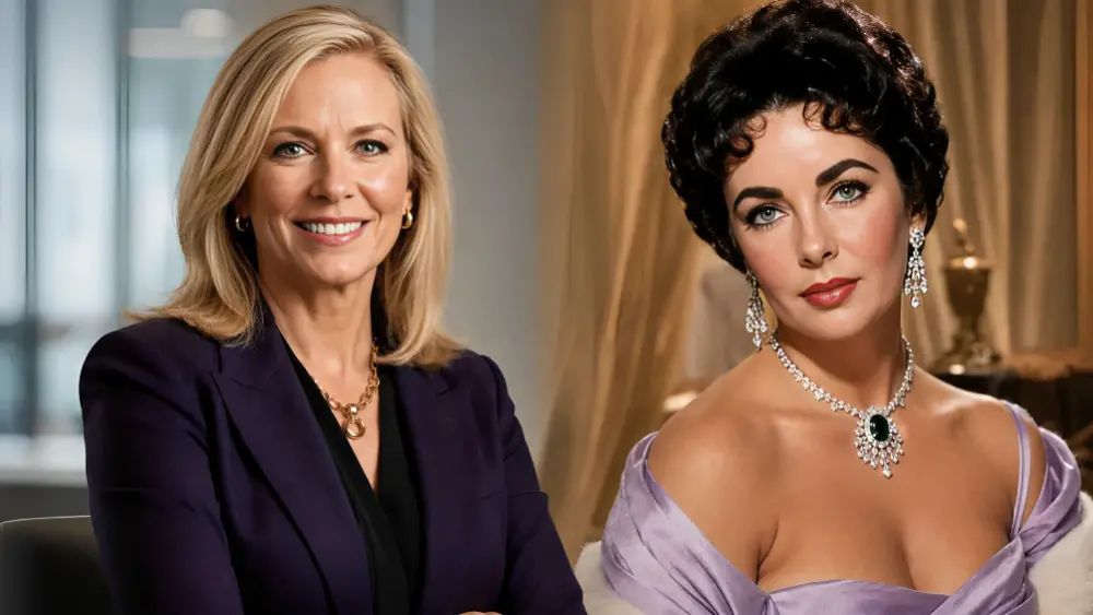 Karen Lynch and Elizabeth Taylor