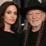 Willie Nelson and Angelina Jolie